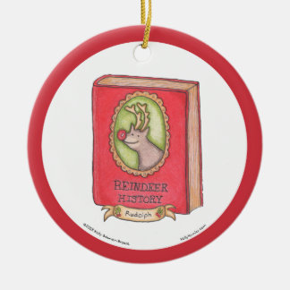 Rudolph (History Book) Ornament