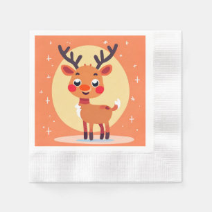 Rudolph Paper Napkin