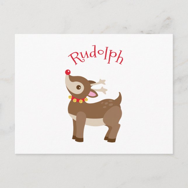 Rudolph Postcard (Front)
