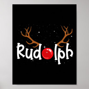 Rudolph Red Nose Reindeer Christmas Fun 1 Poster