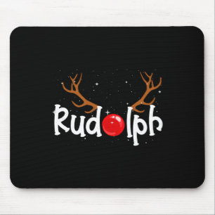 Rudolph Red Nose Reindeer Christmas Fun  Mouse Mat
