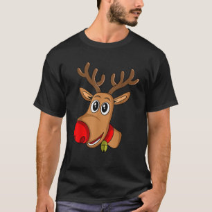 RUDOLPH Red Nose Reindeer  Donner Blitzen  T-Shirt