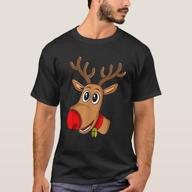 RUDOLPH Red Nose Reindeer  Donner Blitzen  T-Shirt (Front)