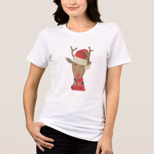 Rudolph Red Nose Reindeer Shirt - Christmas Tee!
