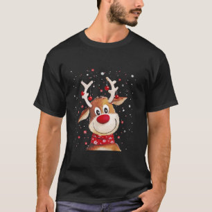 Rudolph Red Nose Santa Claus s Reindeer  T-Shirt