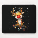 Rudolph Red Nose Santa Claus's Reindeer Christmas  Mouse Mat<br><div class="desc">Rudolph Red Nose Santa Claus's Reindeer Christmas Matching</div>