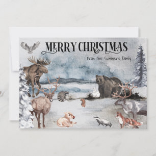 Rudolph Reindeer Woodland Animal Christmas Holiday