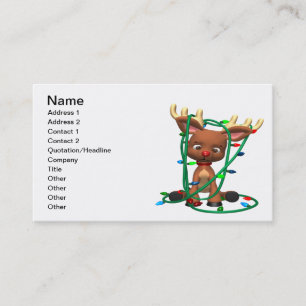 Rudolph Tangled Business Card