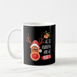 Rudolph The Big Red Nosed Reindeer Coffee Mug