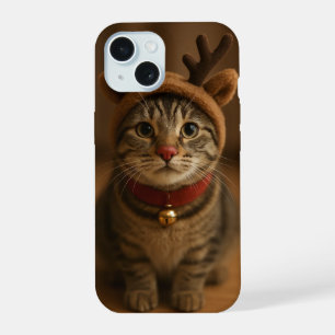 Rudolph the Cat iPhone 15 Case