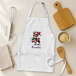 Rudolph The Red Nose Reindeer Christmas Standard Apron