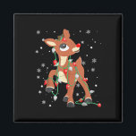 Rudolph The Red Nose Reindeer For Kids And Christm Magnet<br><div class="desc">Rudolph The Red Nose Reindeer For Kids And Christmas Fan</div>