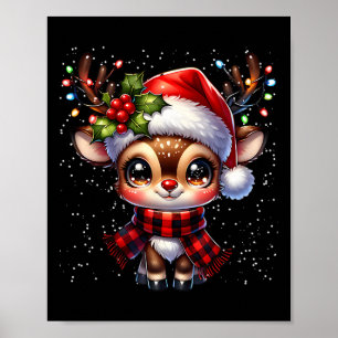 Rudolph The Red Nose Reindeer For Kids And Christm Poster