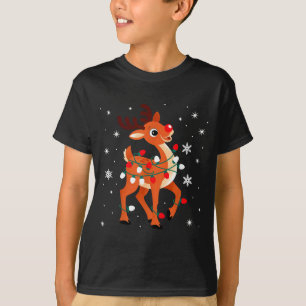 Rudolph The Red Nose Reindeer For Kids And Christm T-Shirt