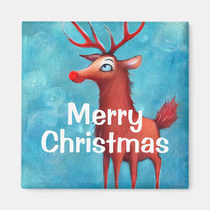 Rudolph the red nosed reindeer magnet