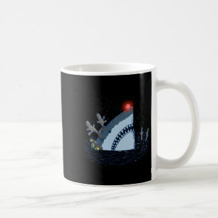 Rudolph The Shark - Funny Christmas Long Sleeve Coffee Mug