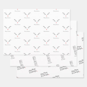 Rudolph Themed Wrapping Paper