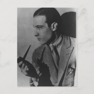 Rudolph Valentino vintage photo Postcard
