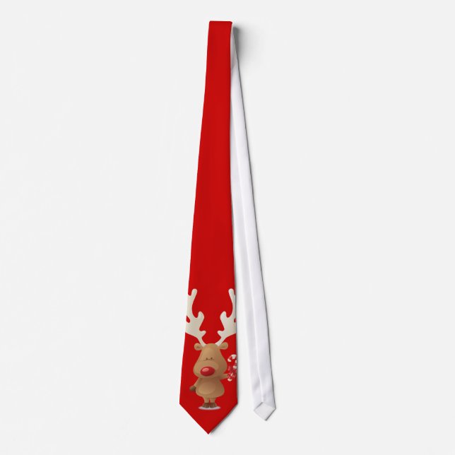 Rudolph with candy cane Tie (Front)