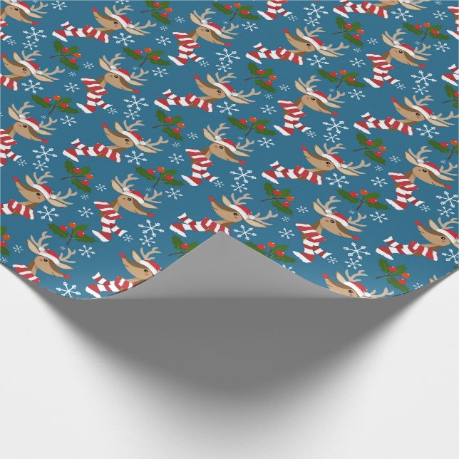 Rudolph Wrapping Paper (Corner)