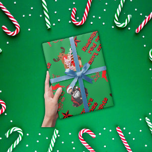 Rudolph's Red Nose ain't Cop Lights   Wrapping Paper