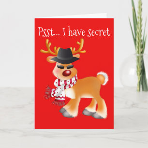Rudolph's Secret Dimensions: 5" x 7" Greeting Card