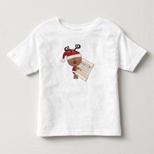Rudy Reindeer Naughty or Nic Toddler T-Shirt