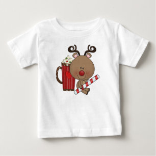 Rudy Reindeer With Cocoa Baby T-Shirt