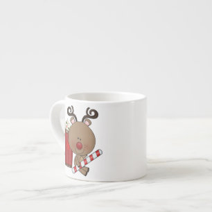 Rudy Reindeer With Cocoa Espresso Cup