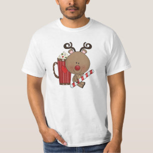 Rudy Reindeer With Cocoa T-Shirt