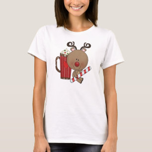 Rudy Reindeer With Cocoa T-Shirt