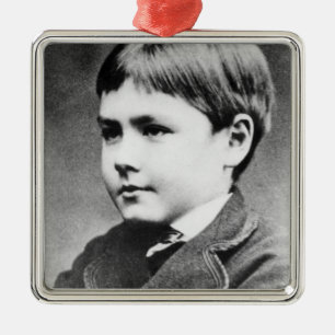 Rudyard Kipling, c.1870 Metal Tree Decoration