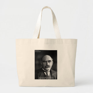 Rudyard Kipling "Puppy Love" Quote Gifts Tees Etc Large Tote Bag