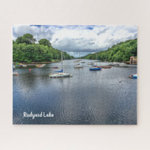 Rudyard Lake Staffordshire  UK Scenic View Jigsaw Puzzle