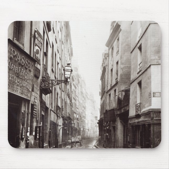 Rue Aumaire, from the Rue Volta, Paris, 1858-78 Mouse Mat (Front)