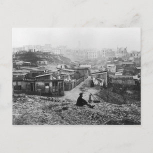 Rue Champlain, a group of huts, 1858-78 Postcard