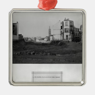 Rue d'Alesia, from rue de la Tombe Issoire, Metal Tree Decoration