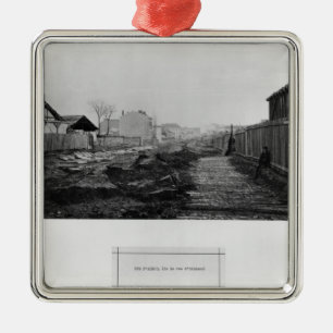 Rue d'Alesia, from rue d'Orleans, Paris, 1858-78 Metal Tree Decoration