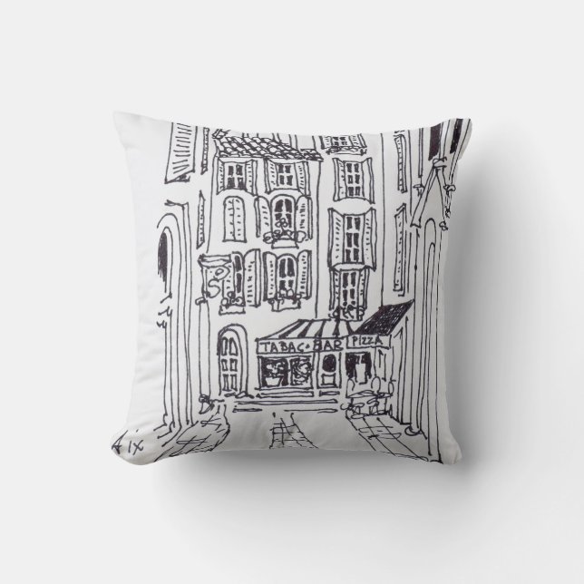 Rue de la Masse | Aix en Provence, France Cushion (Front)