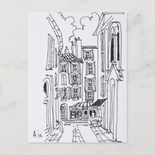 Rue de la Masse   Aix en Provence, France Postcard