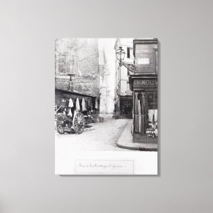 Rue de la Montagne Sainte-Genevieve Canvas Print