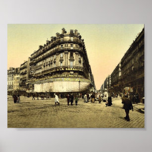 Rue de la Republic, Marseilles, France classic Pho Poster