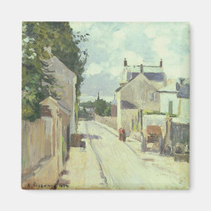 Rue de l'Ermitage, Pontoise, 1874 (oil on canvas) Magnet