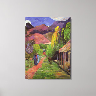 'Rue de Tahiti' - Paul Gauguin Canvas Print