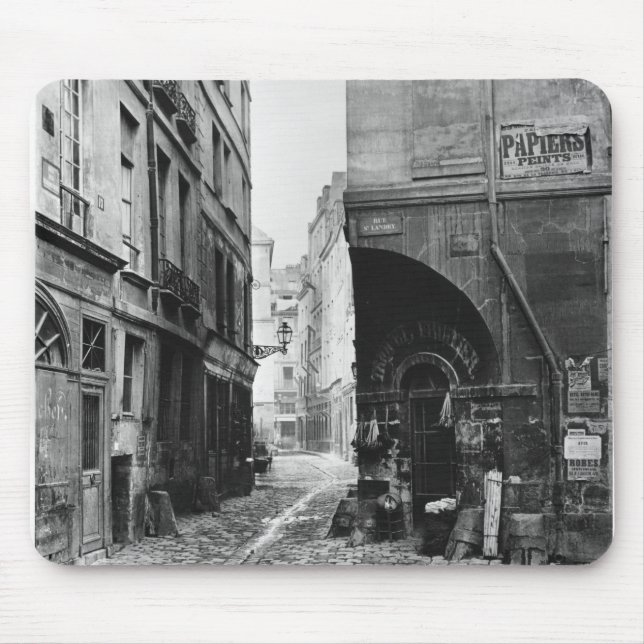 Rue des Marmousets, from rue Saint-Landry, Paris Mouse Mat (Front)