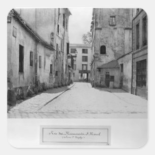 Rue des Marmousets Saint-Marcel Square Sticker