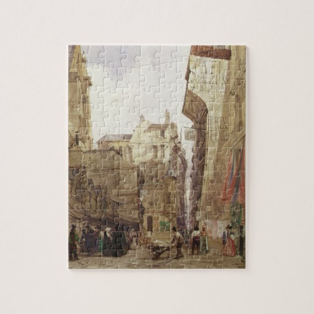 Rue des Pretes, St. Germain L'Auxerrois, Paris Jigsaw Puzzle (Vertical)