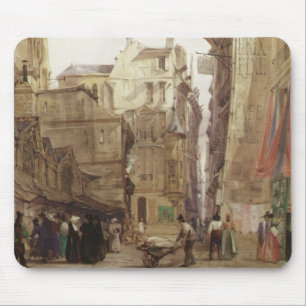 Rue des Pretes, St. Germain L'Auxerrois, Paris Mouse Mat