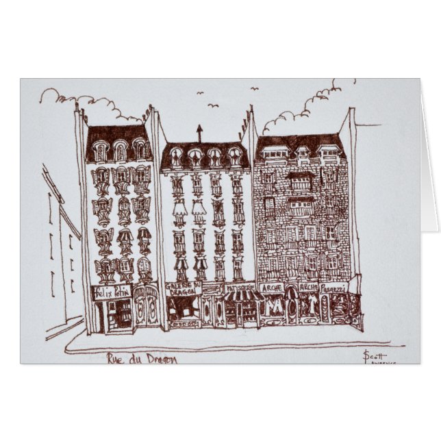 Rue du Dragon, Saint-Germain-des-Pres, Paris (Front Horizontal)