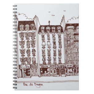 Rue du Dragon, Saint-Germain-des-Pres, Paris Notebook